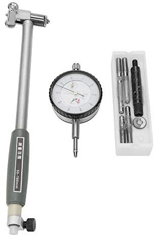 Bohrungsmessgerät, Messuhr Bohrungsmessgerät 50-160MM Messwerkzeug Durchmesseranzeige Messmotor Zylinder Werkzeugsatz Innendurchmesser Skala