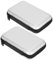 Topiky 2Pcs Portable Storage Bag Carrying Case EVA Protective Hard Bag for 3DS XL/ 3DS LL / 3DS Game Console(Gray)