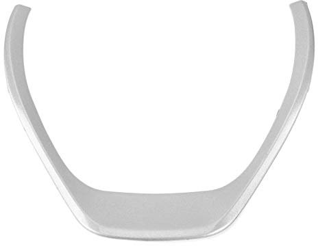 Rivestimento del Volante, Rivestimento del Rivestimento del Volante Parti Interne Modificate per Auto Adatto per Serie 3 Serie 4 F30 F31 F34 F32(Argento)