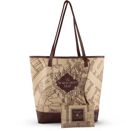 Cinereplicas Harry Potter - Einkaufstasche Die Karte des Rumtreibers - Offizielle Lizenz (Die Karte des Rumtreibers)