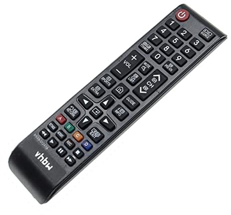vhbw Fernbedienung kompatibel mit Samsung UA55KU6500W, UA55KU6500WXXY Heimkino-Anlage, Fernseher, Hi-Fi-System - Multifunktionsfernbedienung