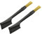 PATIKIL Coffee Espresso Brush 2 Pack Double Head Coffee Grinder Brush Cleaner Coffee Cleaning Tool Yellow