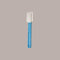 Lucgel Spatola Professionale in Gomma Lecca Lecca per Gelato con Manico Blu - 1 pezzo -