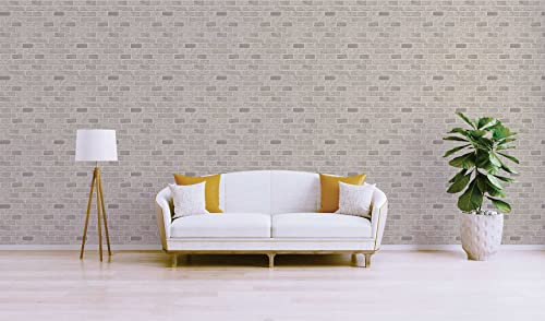 Carta da parati in pietra Eliano M1-No.3656 | Crema | Beige | Effetto pietra | Parete di pietra