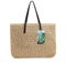 YXQSED Bolso de playa Playa al aire libre Bolso tejido a mano de ratán Moda Casual Gran capacidad Bolso de paja Bolso de almacenamiento Bolso de playa Bolso de ratán vintage