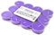 Pritogo Maxi candele profumate (12 pezzi, viola – lavanda), involucro in plastica, durata 4 ore, XXL, Ø 5,8 x 2,3 cm