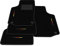 Fußmatten kompatibel mit Opel Corsa C 2000-2006, Stickerei Flaggen-Set, personalisierbar, Teppich-Set, Autoteppich