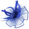 Damen Mesh Federn Bänder Hut und Fascinator Hochzeitshut Party Fashion Baseball Caps Kinder Cap Mädchen 52 (Y3-Blue, One Size)
