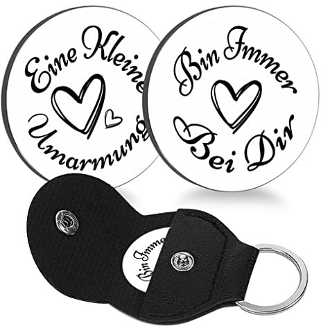 QZOSZ Klein Glücksbringer Prüfung, Mutmacher Geschenk, Eine Kleine Umarmung Bin Immer Bei Dir Gute Besserung Geschenke Aufmunterung Geschenke Frauen Beste Freundin Familie Patient