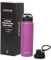 Hydrate Bottles - Trinkflasche Edelstahl - 700ml - Thermoskanne - Wasserflasche mit Silikon-Kunststoff-Deckel - hält Getränke kühl - Trinkflasche Wandern - 24oz Dunkelviolett