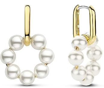 Ti Sento Milano 88828259 Boucles d'oreilles créoles Pour Femme en Argent 925 Taille Unique, Taille Unique
