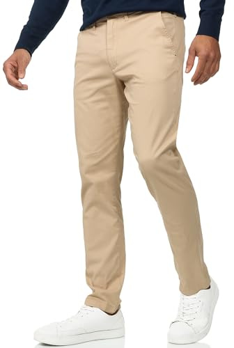 Indicode Herren INWasling Stretchhose aus 98% Baumwolle mit 5 Taschen | Bequeme Herrenhose für den Alltag mit hoher Bewegungsfreiheit, Stretchhose, Stoffhose, Chinohose, Freizeithose für Männer