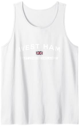 West Ham Town of East London, England UK Tank Top