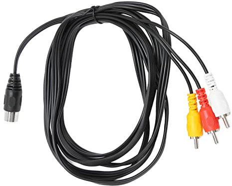 Haofy DIN 8 Pin Male To 3 Male Cable, DIN 8 Pin To 3 Cable Plug and Play Flexible for Stereo Equipment