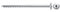 Fischer - Vis de charpente PowerFast FPF II WTP 6,0x100 revêtement zingué, Filetage partiel, tête Disque avec Empreinte Torx/Boîte de 100