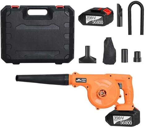Soplador de Hojas, soplador de Hojas inalámbrico, Soplador de Hojas Aspirador Soplador de Hojas de jardín inalámbrico para Limpieza del hogar (Color: Batería*1, Tamaño: 398TV)
