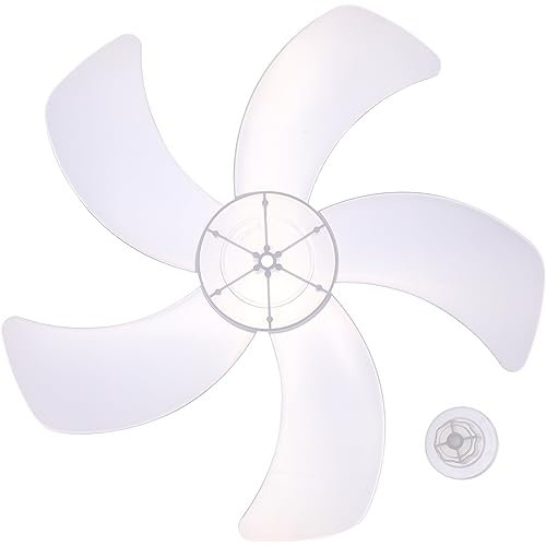 Uonlytech Fan Replacement Leaves Five-leaf Design for Pedestal Fans Easy to Install Low Noise