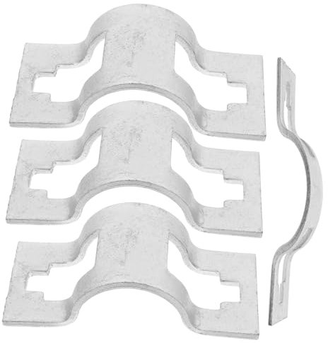 Veemoon 48 Morsetto Per Impalcature in Tubo Dacciaio Set Di Morsetti A Doppio Orecchio Per Impalcature