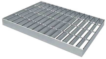Grabenabdeckung Abdeckrost Verzinkter Entwässerungsrost für Innenräume, Gitterrost, rechteckig, für Parkplätze, Gärten, Kanäle, Autowaschanlagen, Entwässerungsanlagen, Länge 5006001000mm, Abwassergitt
