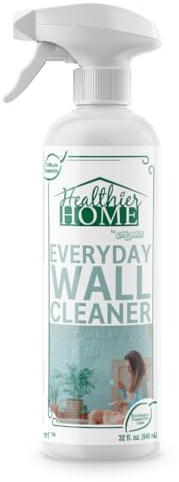 CHOMP! Painted Wall Cleaner Spray, Multipurpose for Walls, Ceilings, and Baseboards, Removes Dirt, Dust, Odor, Stains, Healthier Home 5-Minute CleanWalls 4-in-1, 32 Ounces (Eucalyptus Tranquility)