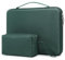 HYZUO 13.3-14 Inch Hard Shell Laptop Sleeve Case for MacBook Pro 14 M4/M3/M2/M1, MacBook Pro/Air 13, XPS 13, 13.8-13.5 Surface Laptop, HP Spectre X360 13/14, Midnight Green