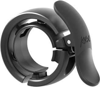 Knog Oi Prima - Campanello per bicicletta, 80 dB, design avvolgente, martello WAVETEK, costruzione durevole, facile da installare, due misure per garantire una corretta vestibilità.
