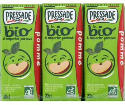 Pressade Nectar Pomme Bio briquettes 6x20cl