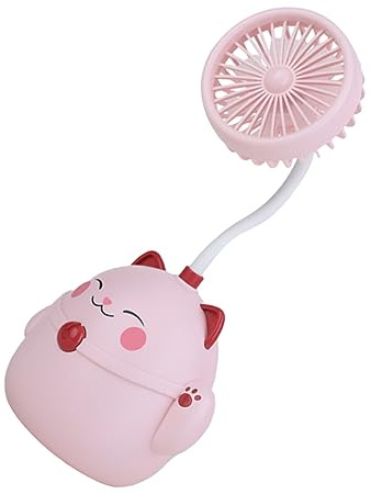 CLISPEED Usb Small Fan Pen Holder for Desk Use Portable Fan for Office Dormitory Study Rechargeable