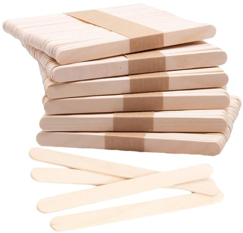 Lollipop Sticks, 300 Wooden Lolly Sticks for Craft, Popsicle, Lollypop | Cake Pops, Paint and Resin Mixing, Smooth Edges