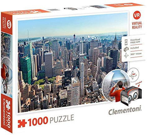 Clementoni 39401 - Puzzle 1000 Virtual Reality - New York