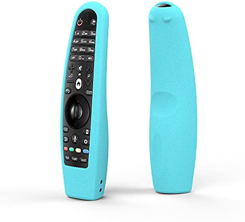 Universal Remote Control Protective Case Compatible with LG Magic AN-MR20BA AN-MR19BA AN-MR650 AN-MR650A AN-MR600 LG Smart TV Remote Anti-Slip Texture Design Protector(Luminous Blue)