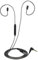 Docooler Cavo di ricambio per cuffie con cavo da 3,5 mm, rimovibile, con connettore MMCX per cuffie Shure SE215 SE315 SE425 SE535 SE846 UE900 grigio