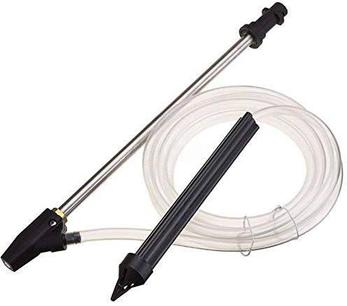Pression Lance Sablage Injecteur Kit pour Karcher K2-K7 Série, Maison Haute Pression Voiture Rondelle Humide Sablage Kit avec Tuyau, pour Véhicule Nettoyage/Enlève Dirt & Rouille - Noir
