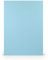 PAPERADO 100x Briefpapier DIN A4 - Aqua gerippt Hell-Blau 100 g/m² - Papierbögen in 29,7 x 21 cm zum Basteln & Drucken