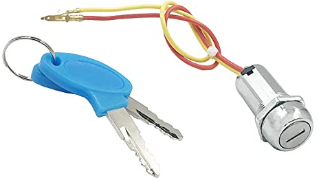 Universal Key Ignition Switch 2 Wire with 2 Keys Ignition Switch For ATV Scooter Motorbike Motorcycle Ignition Starter Switch