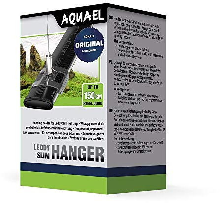 Aquael Hängevorrichtung für Leddy Slim Aquarium LED Aufhängung, Schwarz