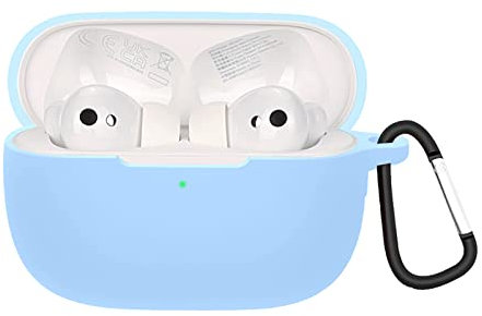 GIOPUEY Cilicone Case for HONOR Earbuds 3 Pro, Ultra-thin soft Cover, Slim-Fit,Anti-Fall,Not Easy to Dirty - Blue