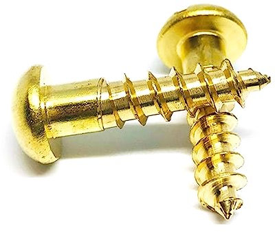 M1.6 M2 M3 M4 M5 M6 Viti per legno a testa tonda in rame in ottone massiccio Viti per legno autofilettanti con intaglio