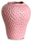 SANFERGE Vase à Fleurs en céramique à Motif de Fraise, Vase décoratif géant pour Arrangement Floral, Unique pour décoration de Maison, Cuisine, Bureau, Centre de Table, Grande Taille, Rose