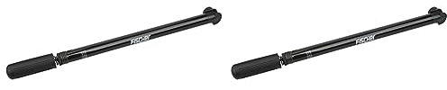 FISCHER 85592 Unisex Pumpe Rahmenbefestigung Reversibel, schwarz, Einheitsgröße (Packung mit 2)