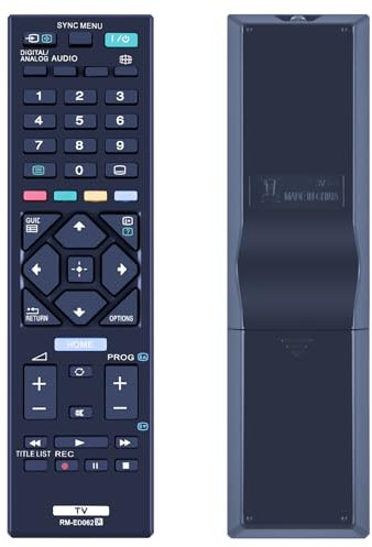 GOUYESHO RM-ED062 Telecomando di ricambio per Sony Bravia LED LCD Smart TV KD-43XE7077 KD-49XE7077 KDL-32R424A KDL-32R430B KDL-32RE405 KDL-40R353C KDL-40R483B KDL-40R485B