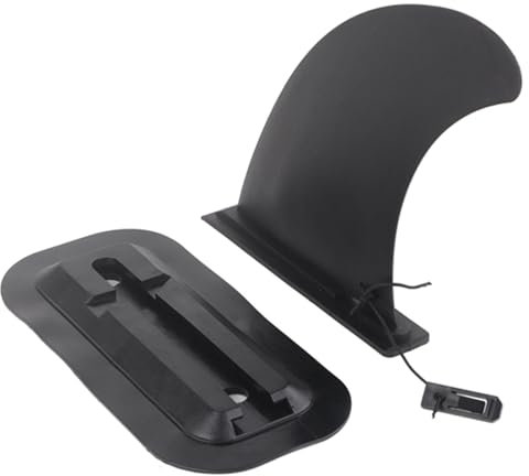 Glomora Abnehmbare PVC-Mittelfinne, Vielseitig Für Surfbretter Und Longboards, Easy Lock System