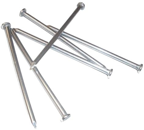 Super Mundo - 1000 piezas Clavos de acero al carbono, 2x33mm, clavos galvanizados para colgar imágenes y carpintería (99701)