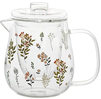 Botella de Agua Jarra de vidrio con vidrio Filtro incorporado Tetera transparente Temperatura Alta temperatura Resistente a la altura Jugo de Jugo Juguete Juguete Milk Pot Jarra de Agua (Size : S)