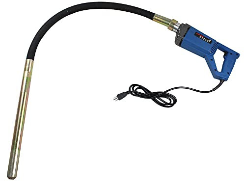 PINFANSHIJIE Elektrischer Betonrüttler, 110 V, 800 W, 6,6 Fuß, Hand-Zementrüttelmaschine, tragbarer Zement-Flachkellen-Betonrüttler, Haushalts-Flachplatten-Kellenrüttler/615 (Color : 1.2m/3.93ft)