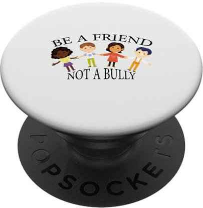 Be A Friend Not A Bully Tee for Anti bullying prevention Awa PopSockets mit austauschbarem PopGrip