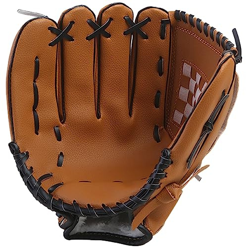 apott Baseball Gloves Right Hand Softball Glove Adult Youth Baseball Mittt for Infielder Beginner, Left Hand Throw