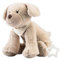Sterntaler Spieluhr L Hund Lucky - Spieluhr Baby aus Flausch - Kuscheltier waschbar mit herausnehmbarer Spieluhr - Einschlafhilfe, wirkt beruhigend zuhause & unterwegs, graubeige