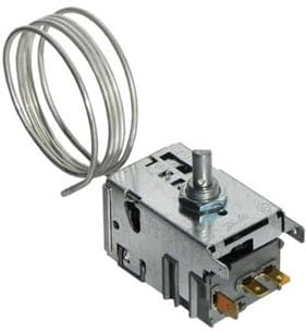 JCSPARES® - Termostato Temperatura 2 Contatti 077B6037 Lung. Bulbo 1200 mm per Frigorifero Compatibile con Ariston Compatibile con Hotpoint Compatibile con Indesit