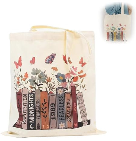 Bogoro Stoffbeutel Bedruckt Inspirierte Tragetasche Damen Album Inspirierte Tragetasche Leinentasche Jutebeutel Stofftasche Bedruckt Vintage Ein Warmes Geschenk SäNgerfans Musikliebhaber